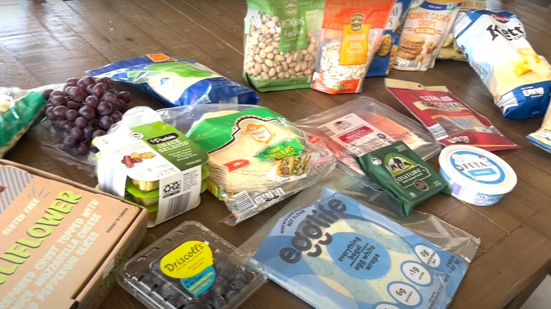 Selection of Aldi gluten-free products