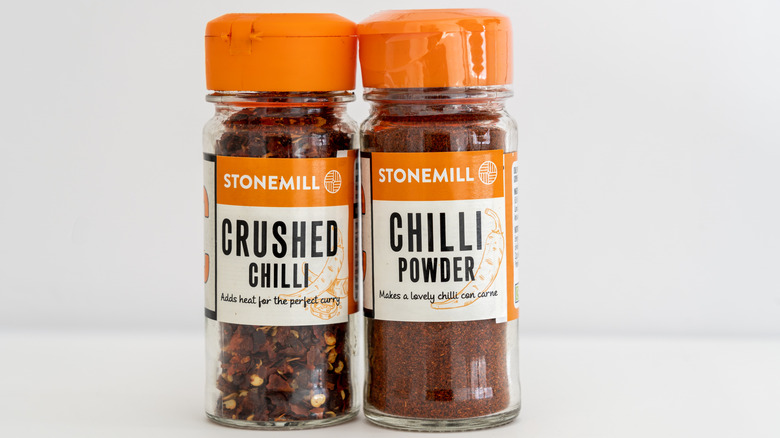 Aldi Stonemill Crushed Chili and Chili Powder