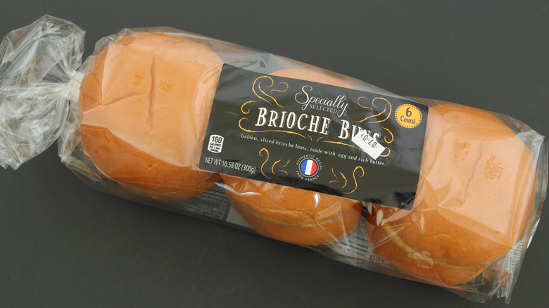 Pack of Aldi Specially Selected Brioche Buns