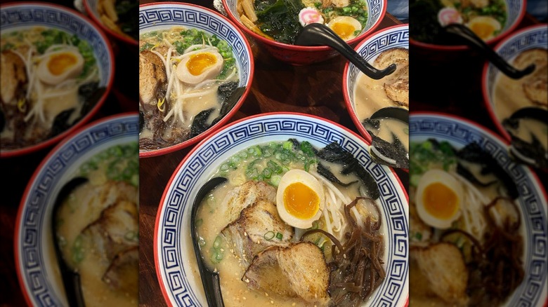 Bowls of ramen