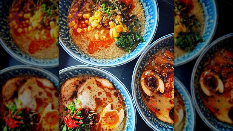 Bowls of ramen