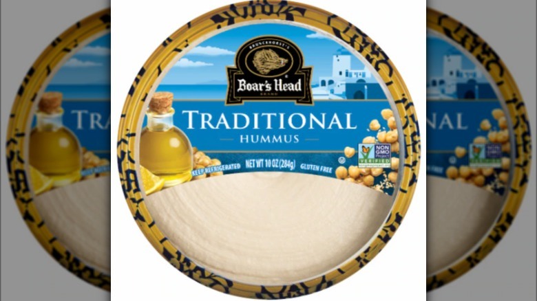 Boar's Head hummus container