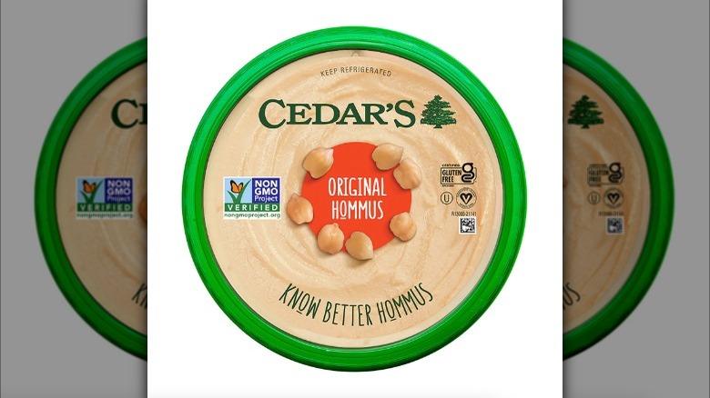 Cedar's hummus container