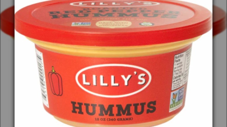 Lilly's hummus container