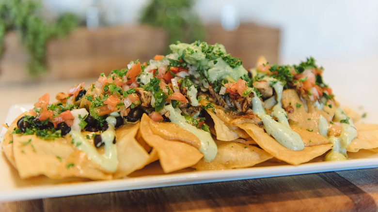 vegan nachos from O'cado