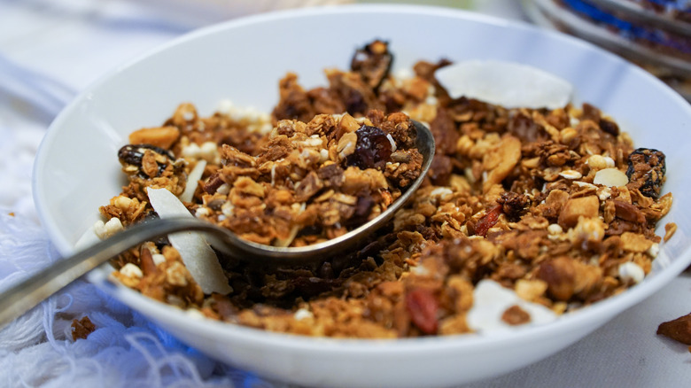 bowl of granola