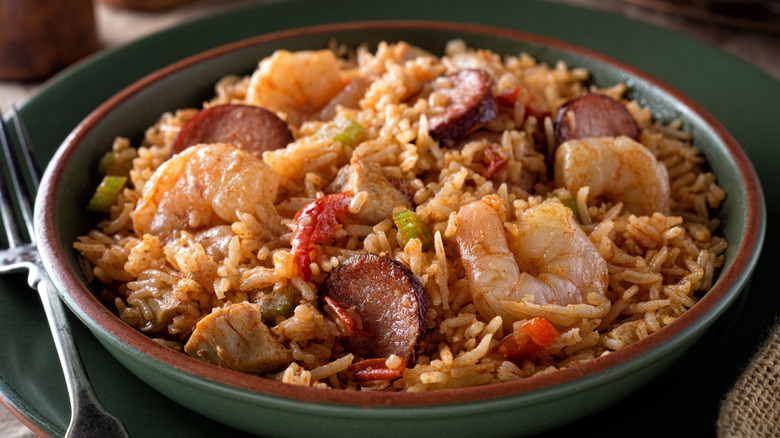 Cajun-style jambalaya