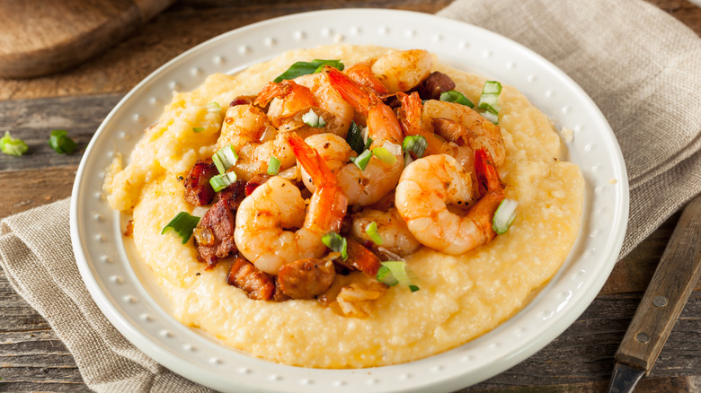 Bowl of shrimp and grits