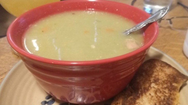 Bowl of Split Pea soup