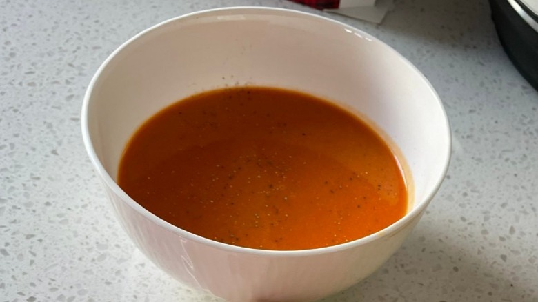 Bowl of tomato soup