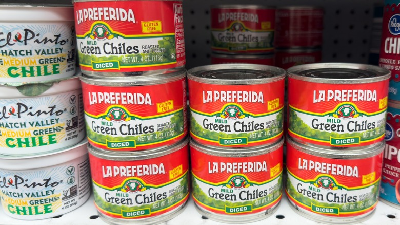 La Preferida canned green chiles