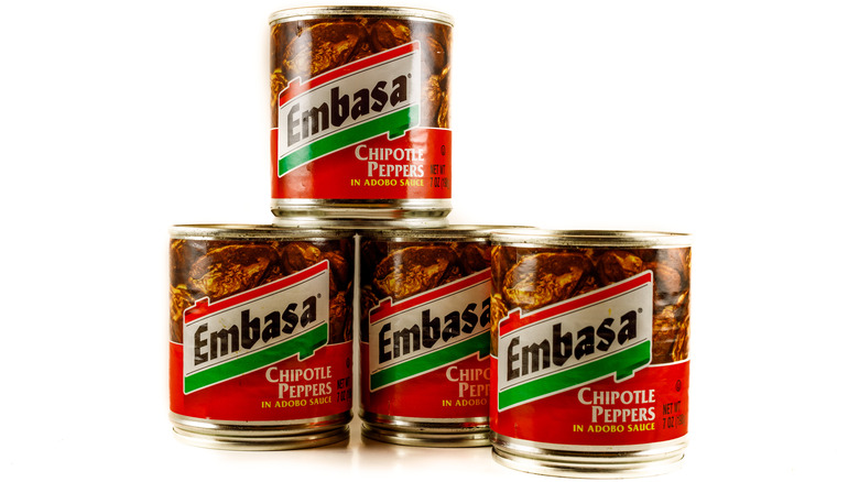 Embasa canned chipotle peppers