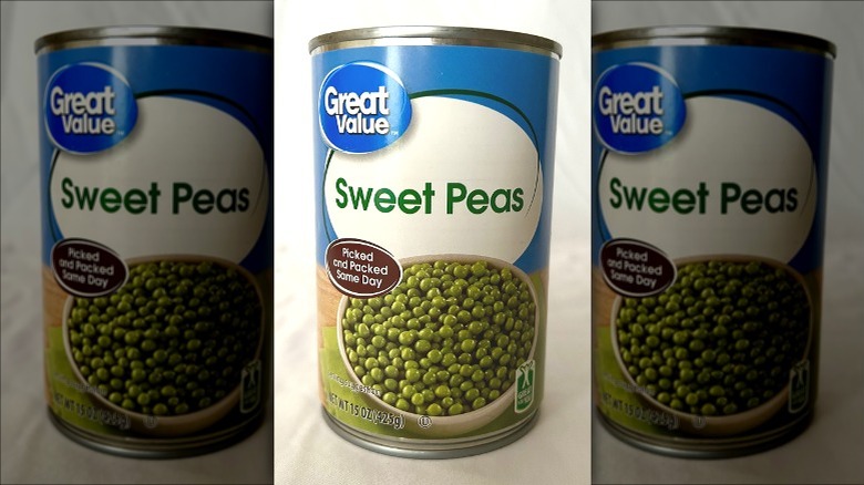 Great Value canned peas