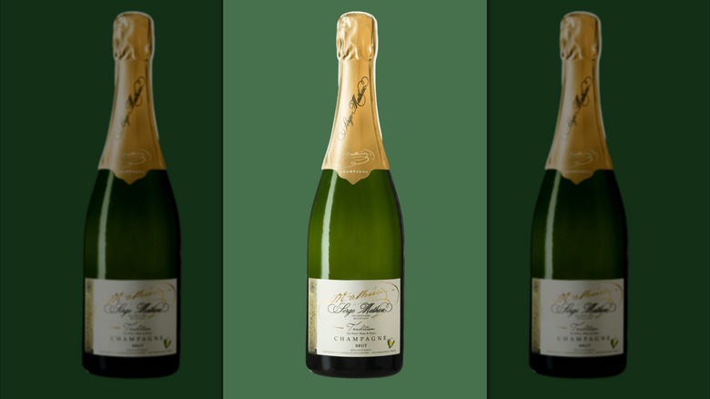 bottles of Serge Mathieu Champagne