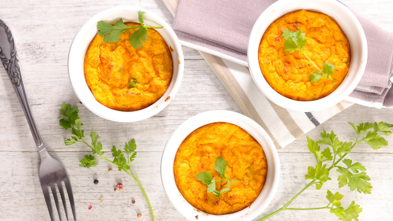 Carrot souffles