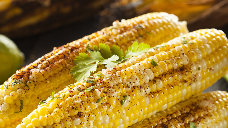 Grilled corn