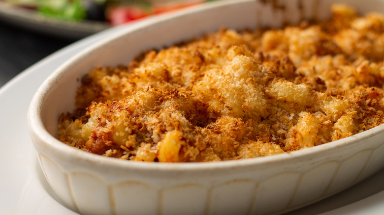 casserole with crispy topping