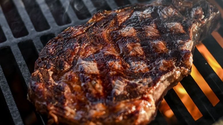 Ribeye with grill marks