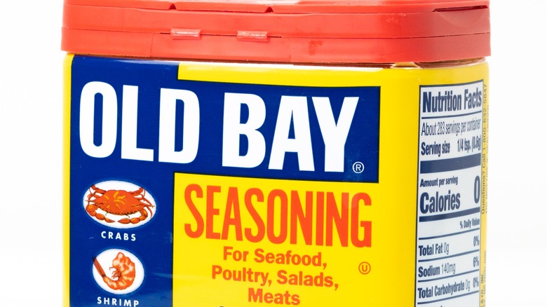 container of old bay seasoning