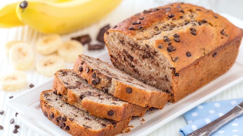 Chocolate chip banana bread