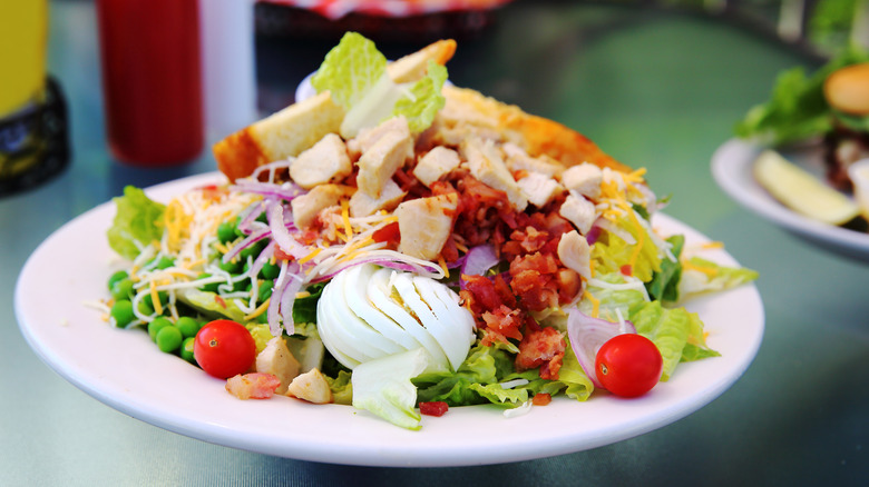 Salad on a table