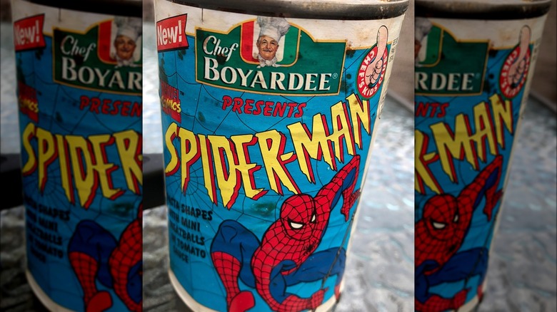 Chef Boyardee Spider-Man pasta