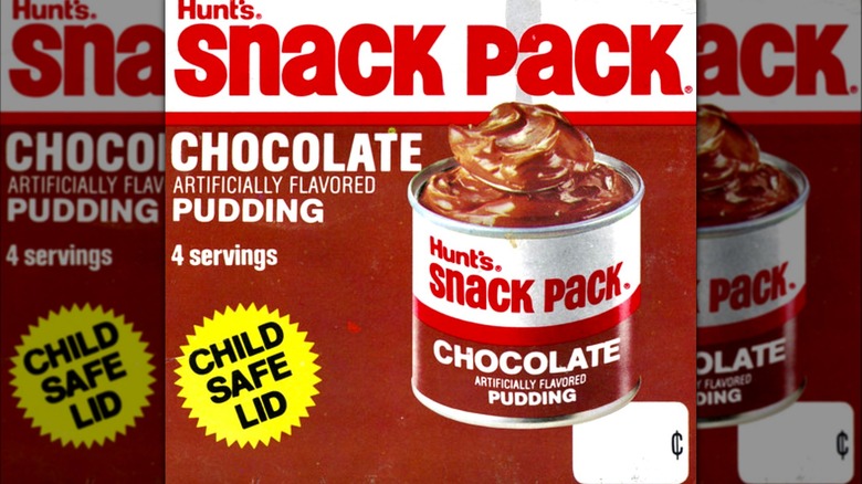 Hunt's canned snack pack advertisement