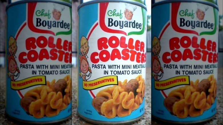 Chef Boyardee Roller Coasters meatballs