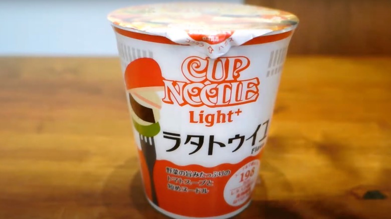 Cup of Cup Noodle Light Ratatouille Flavor