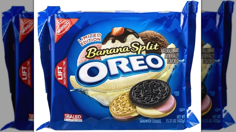 Banana Split Oreos package