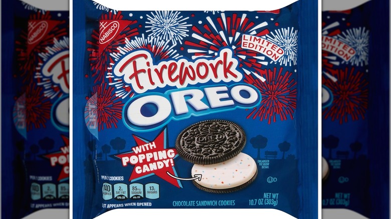 Firework Oreos package