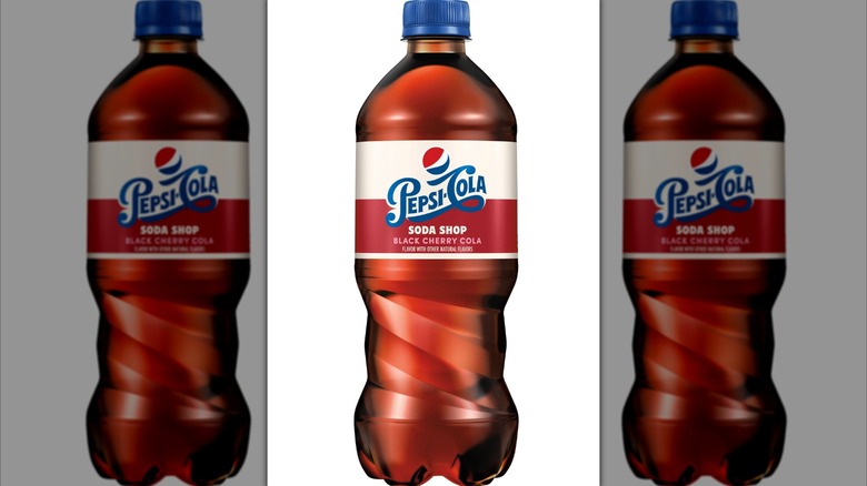 Bottle of Pepsi-Cola Soda Shop Black Cherry flavor