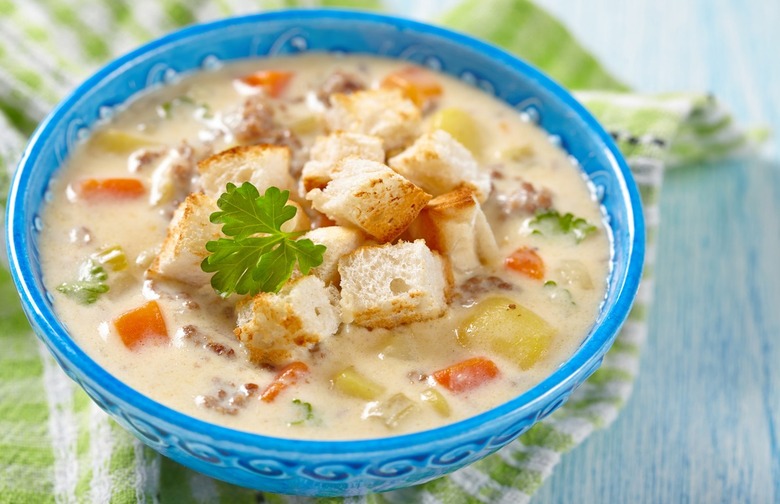 Cheesy Potato Slow-Cooker Soup