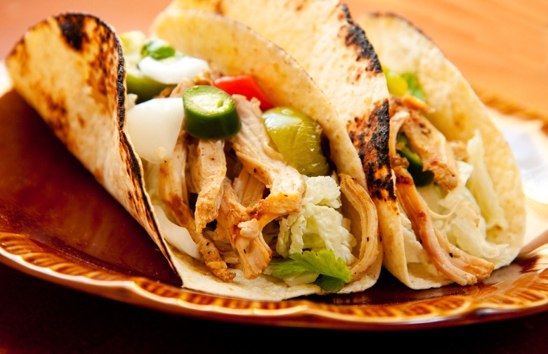 Crock Pot Chicken Tacos