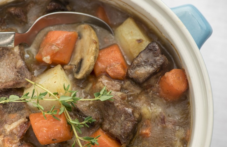 Slow-Cooker Beef and Mushroom Stew