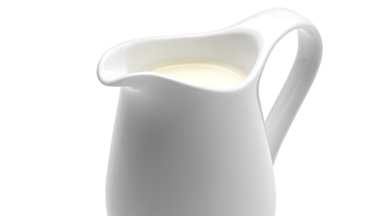 pitcher of cream