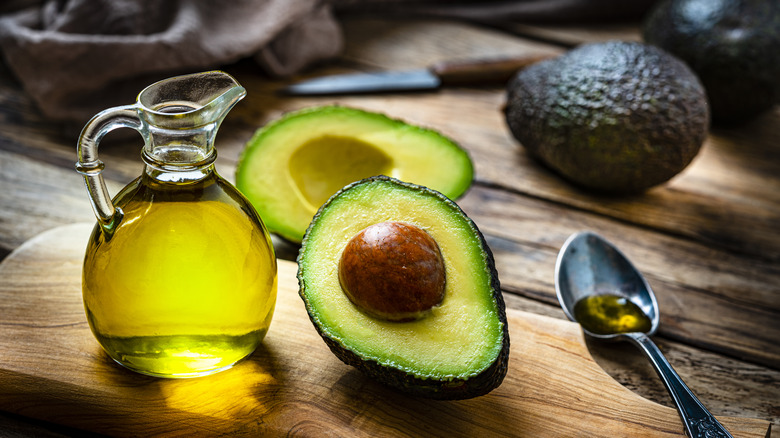 avocado oil with avocados