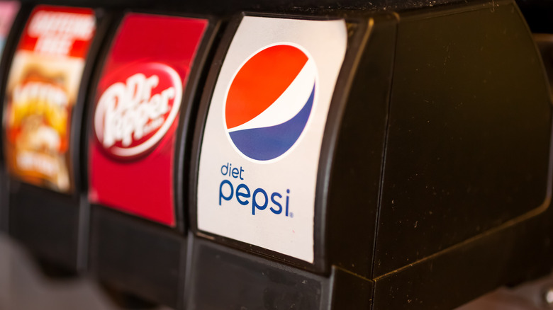 Pepsi and Dr Pepper next to each other