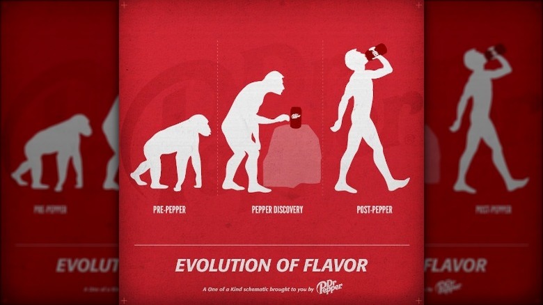 Dr Pepper "evolution of flavor" ad