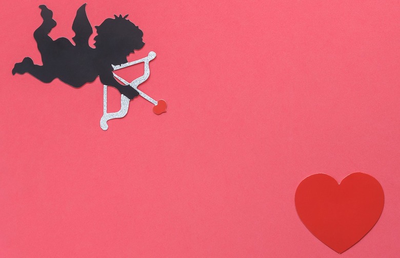 Cupid, the Valentine's Day mascot, is a naughty winged baby 