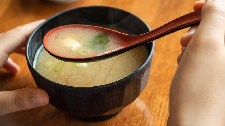 umami-rich miso soup
