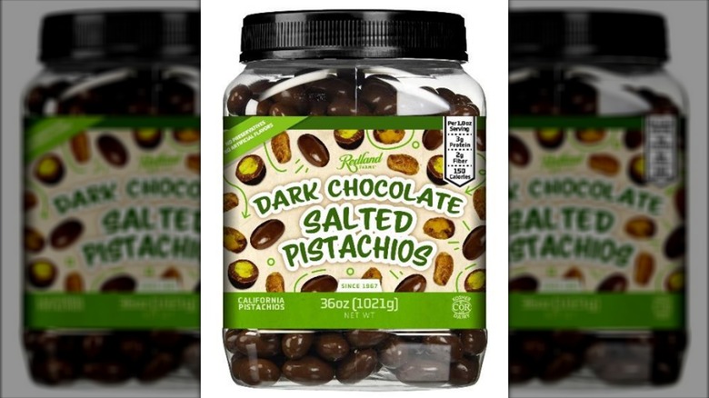 Redland dark chocolate salted pistachios