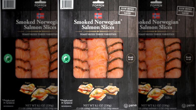 Foppen seafood smoked salmon slices