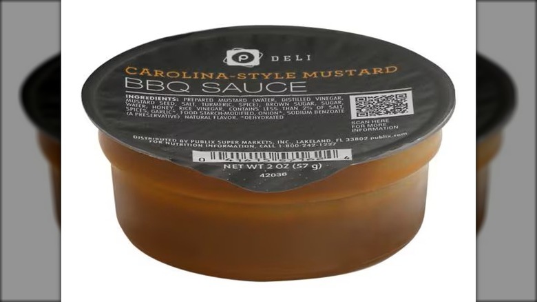 Publix's barbecue sauce in tub