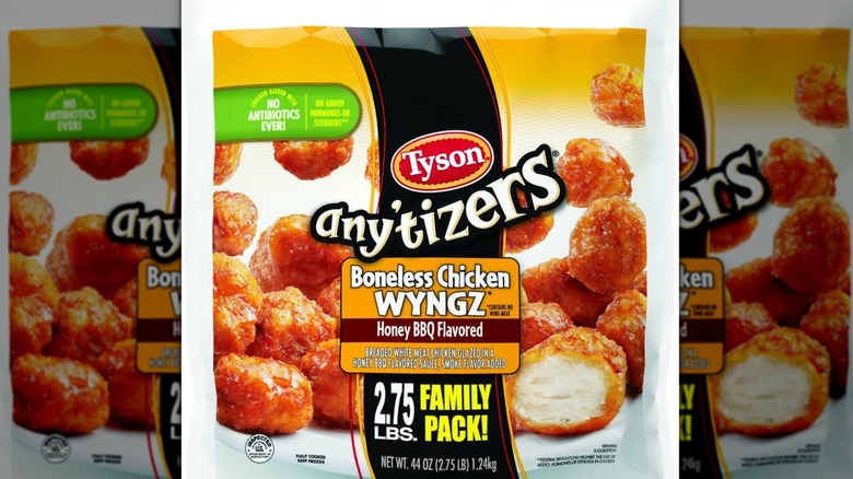 Tyson honey bbq flavored chicken wyngz