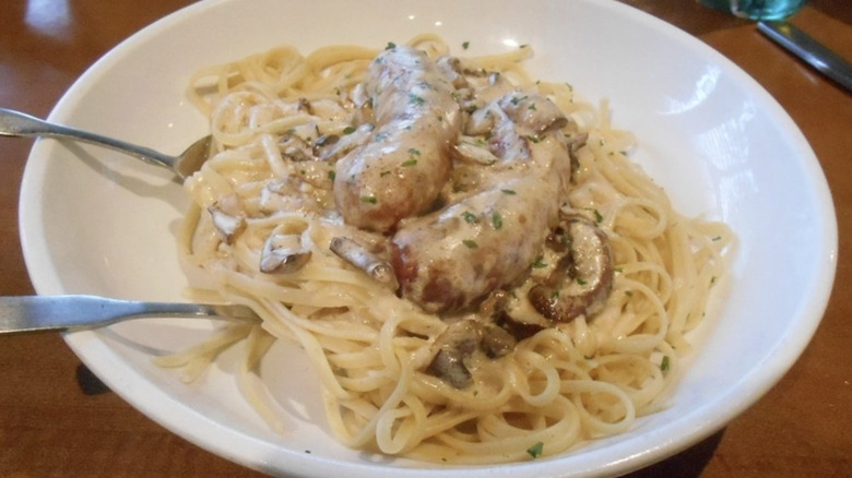 olive garden pasta with mushroom sauce