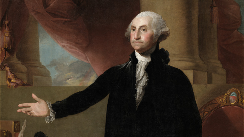 painted portrait of George Washington