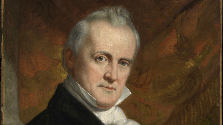 painted portrait of James Buchanan