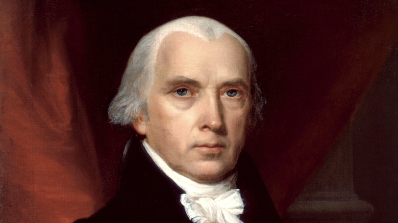 painted portrait of James Madison