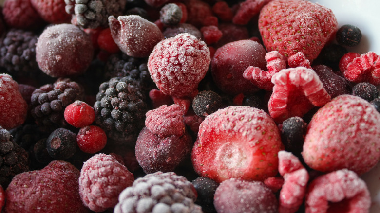 frozen berries